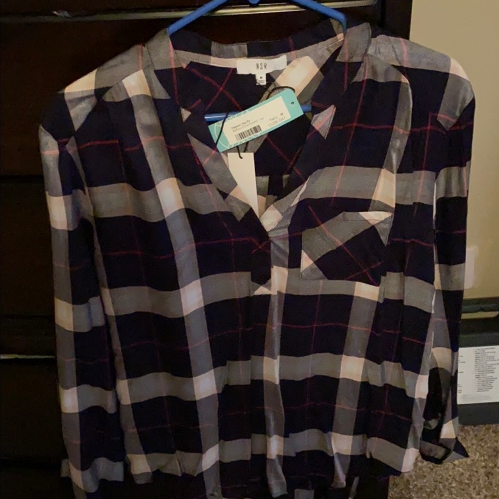 Flannel blouse